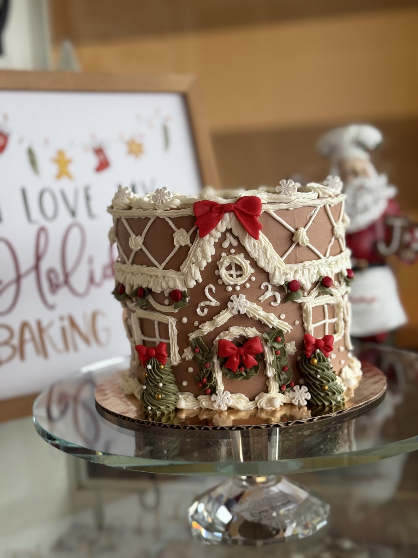 Christmas Gingerbread Cake