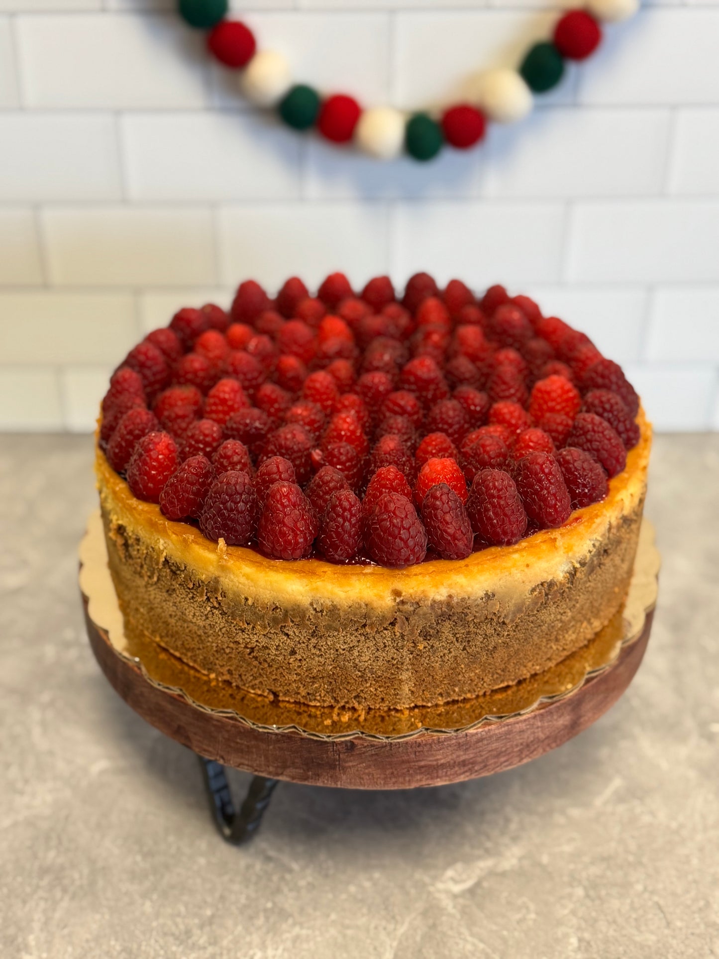 White Chocolate Raspberry Cheesescake