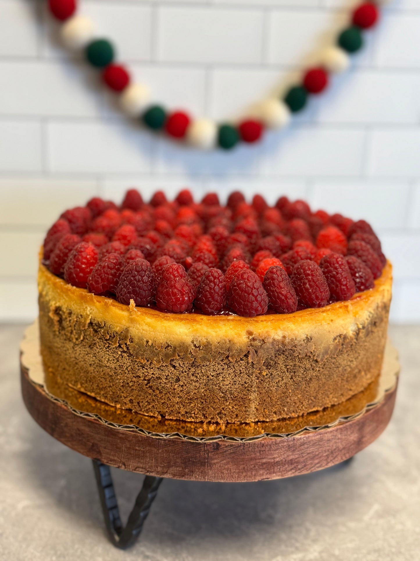 White Chocolate Raspberry Cheesescake